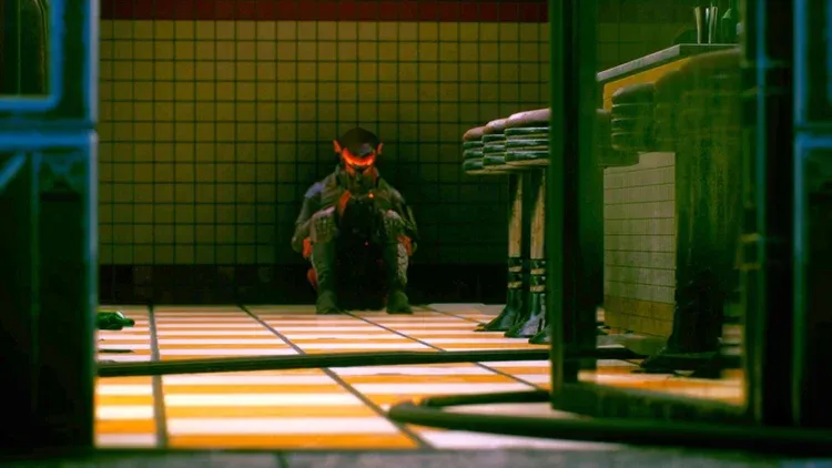A still from An Android's Dream by David Blandy