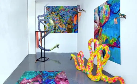 A still from Net: Camouflage by Jessica Wetherly
