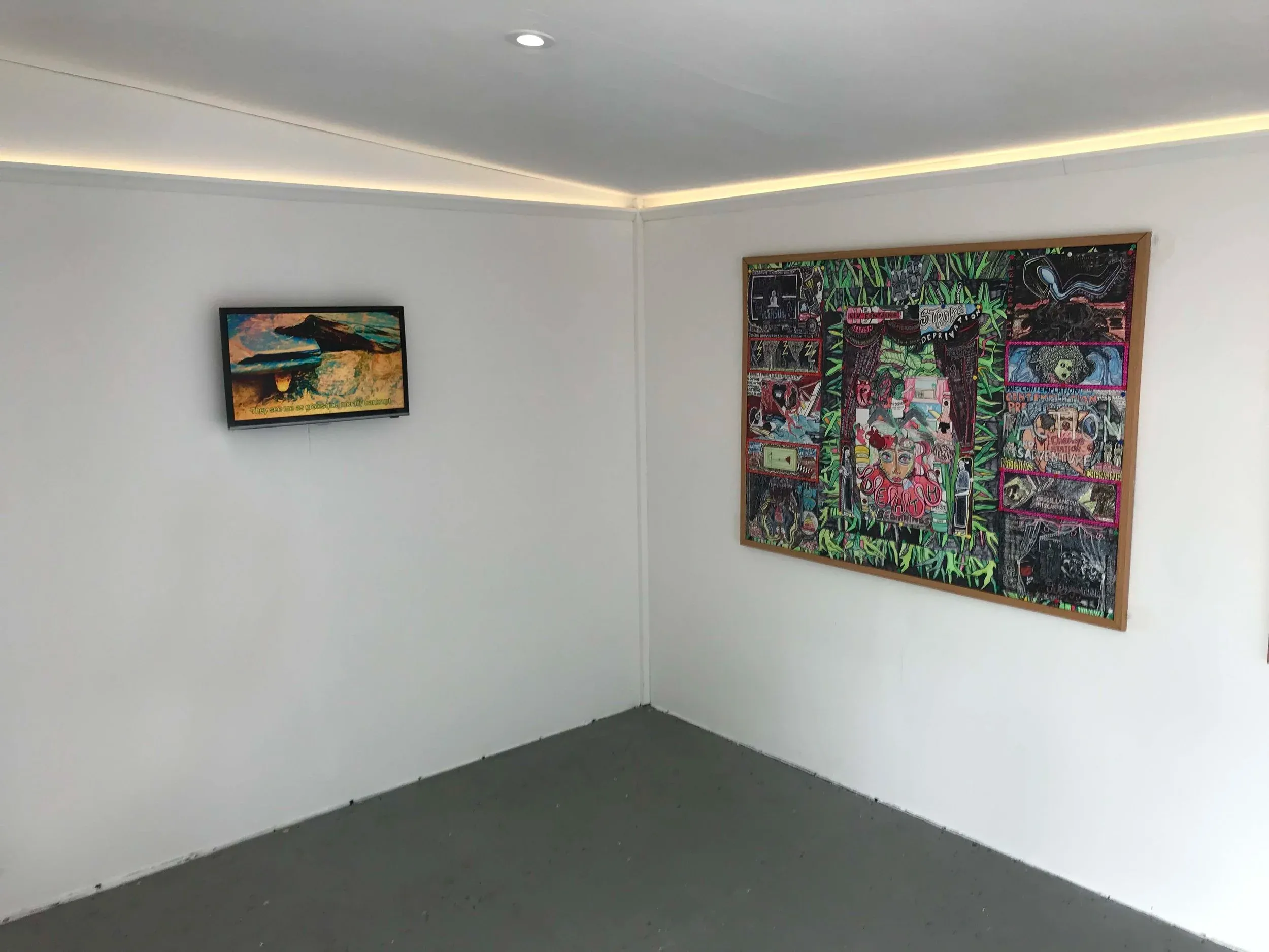Inside the exhibition No More Small Talk by Liv Fontaine