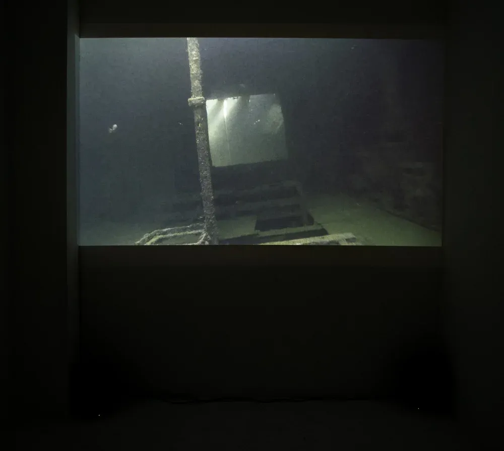 A still from Then Listens for Returning Echoes by Emma Critchley