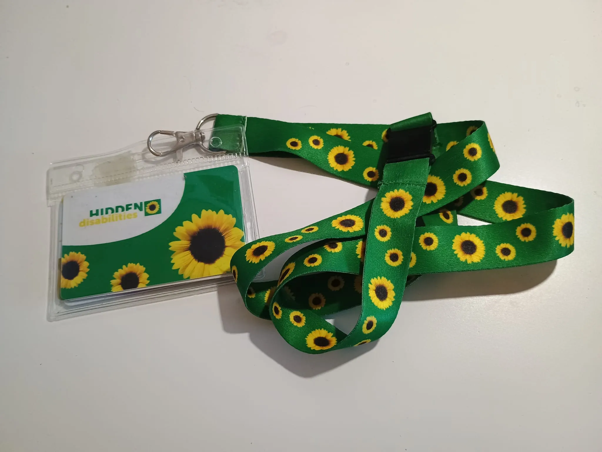 A Sunflower Scheme lanyard