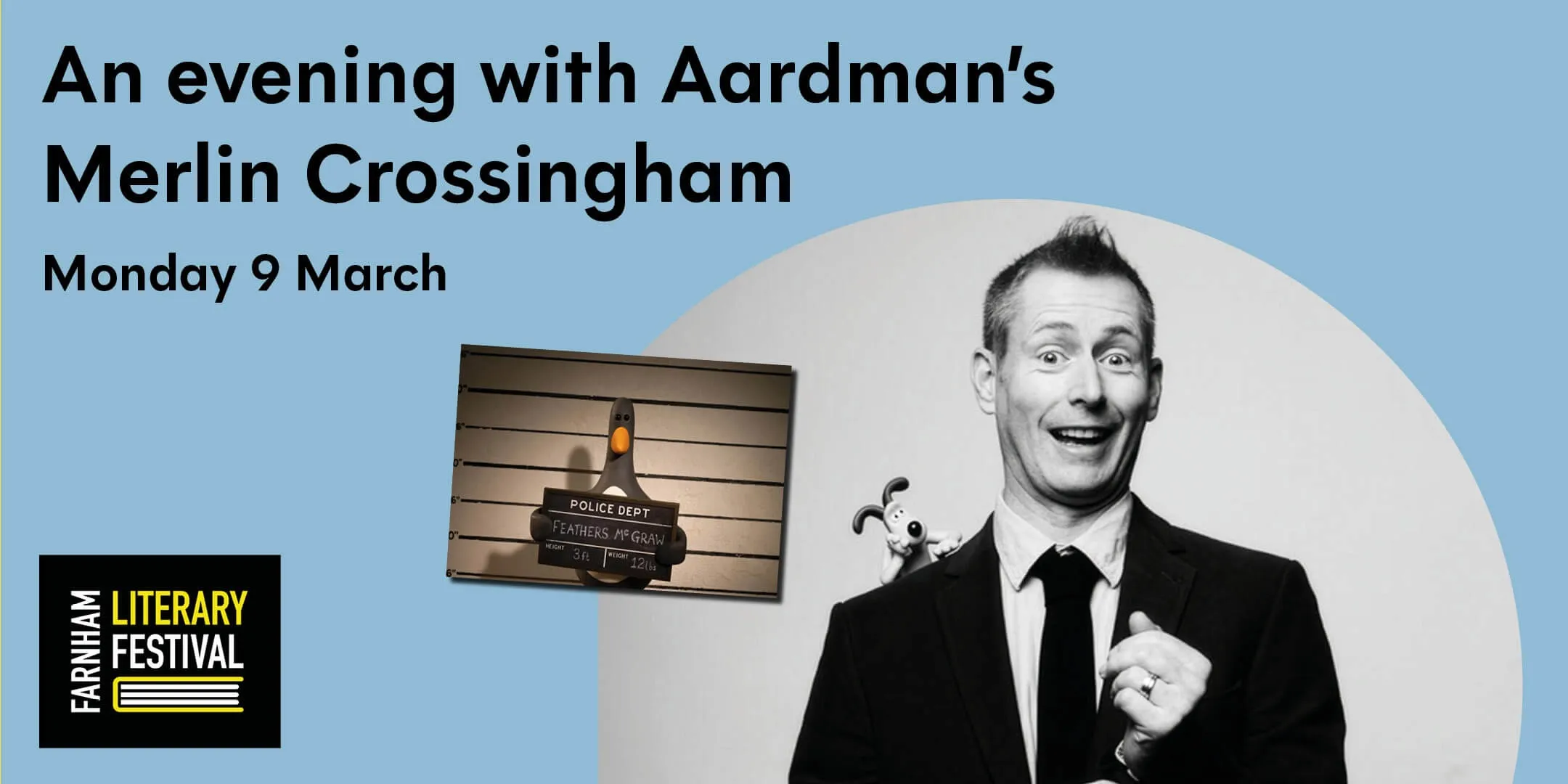 An evening with Aardman’s Merlin Crossingham