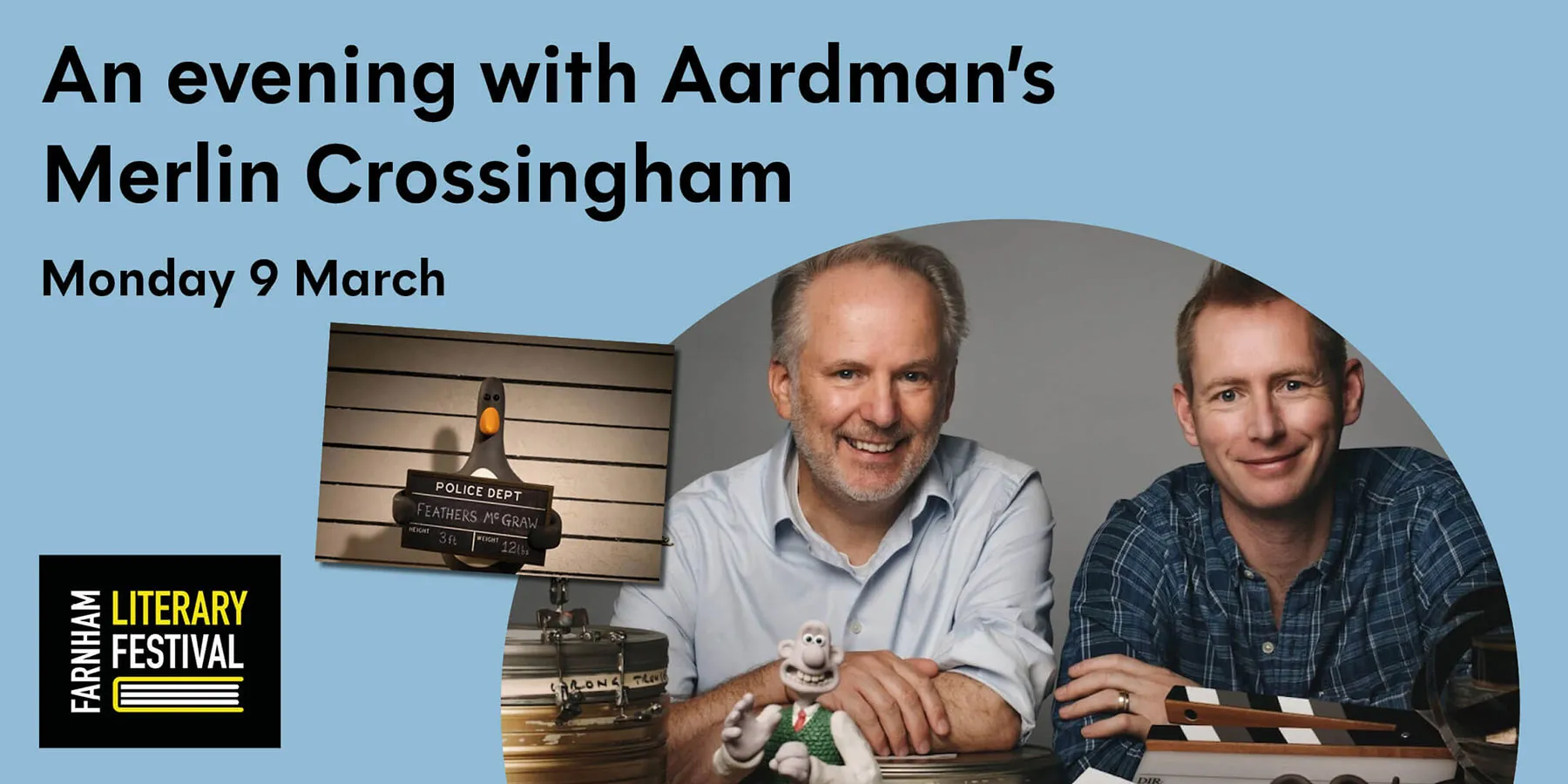 An evening with Aardman’s Merlin Crossingham