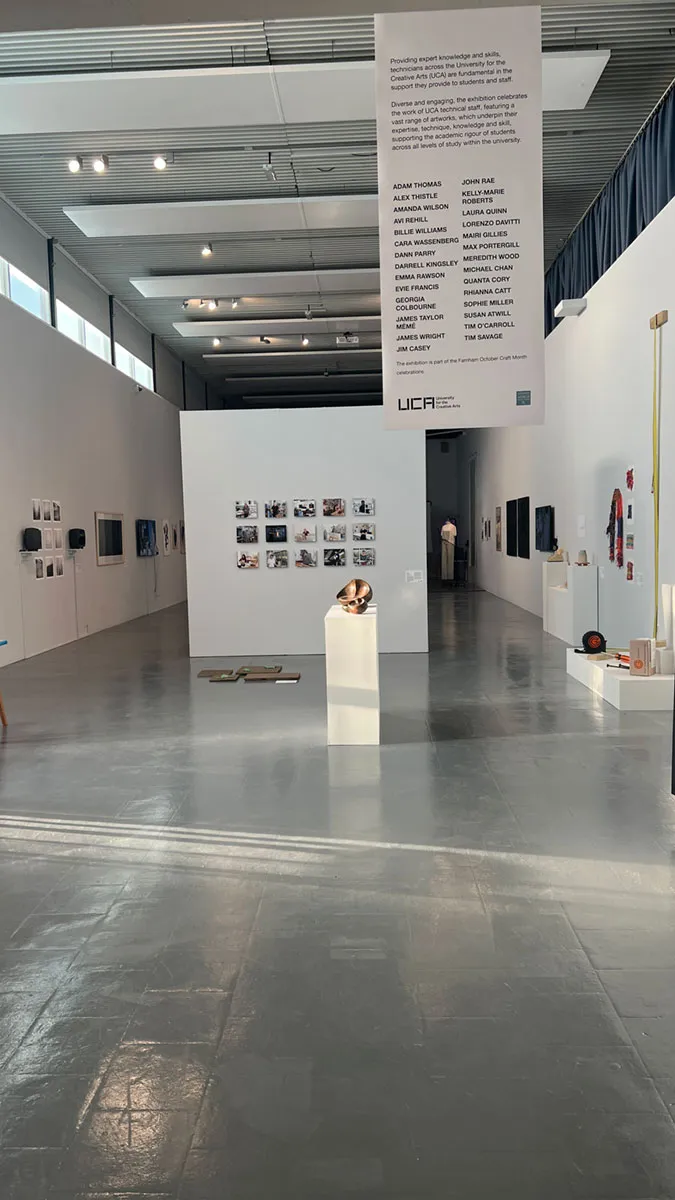 View of TechX: Technique exhibition