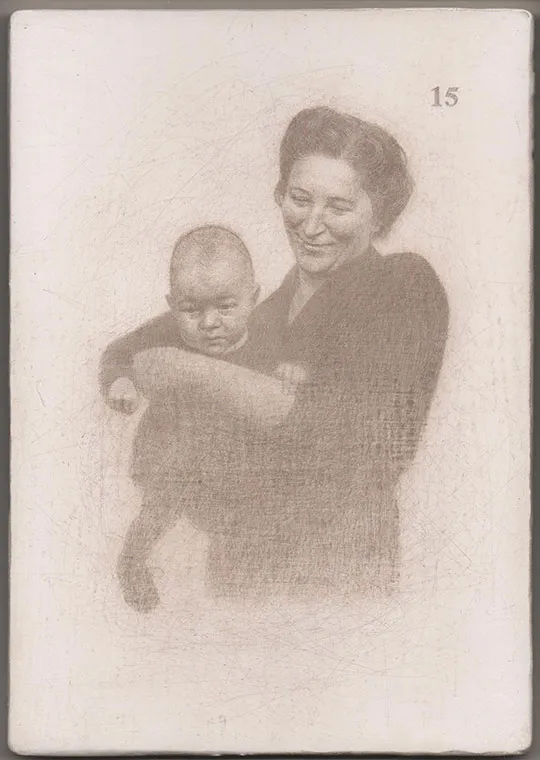 Roy Eastland –&nbsp;Displaced Portrait no 15 (woman with baby)