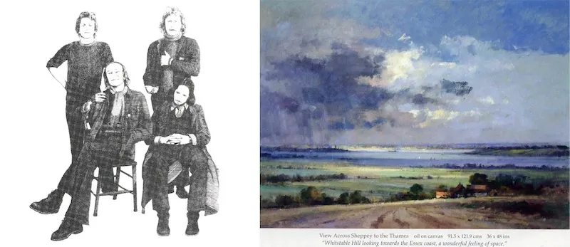 Art by Matt Alexander from 1974 and 2024