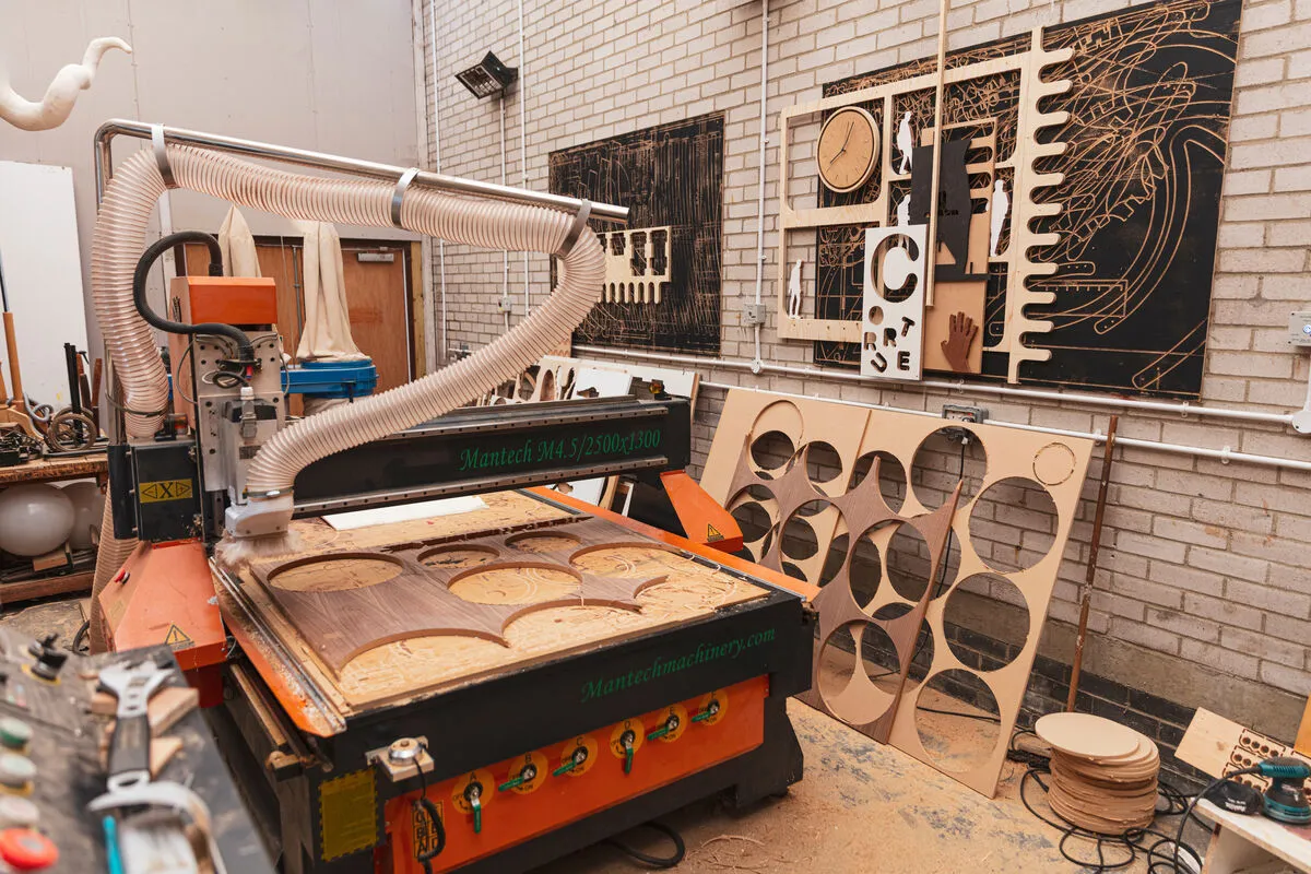 Interior of the CNC Room