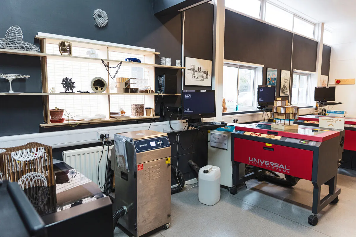 Interior of the FabLab