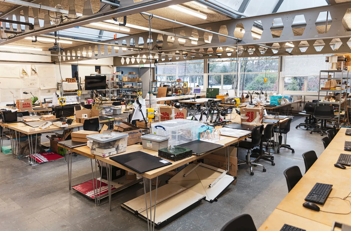 Interior of the Architecture Studio