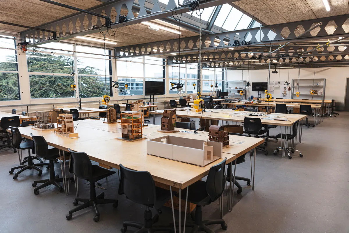 Interior of the Architecture Studio