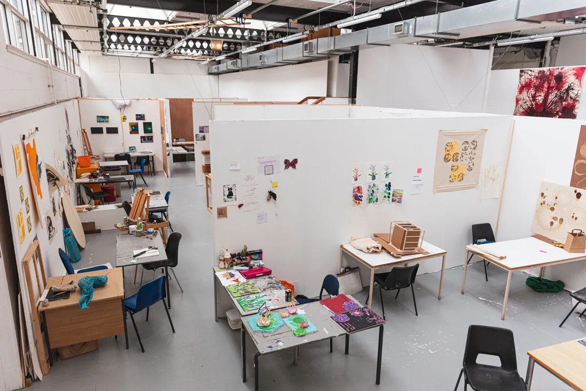 Interior of the Red Studio