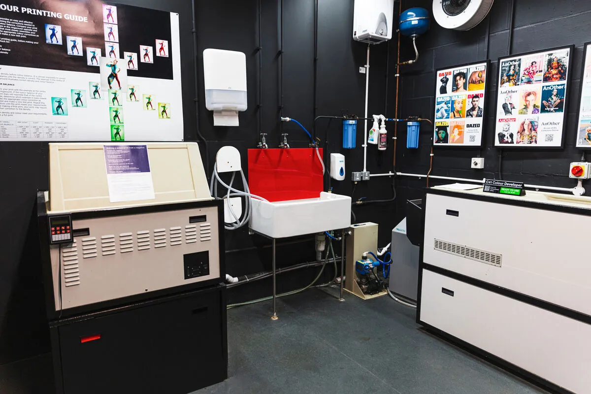 Interior of the Colour Processing Lab
