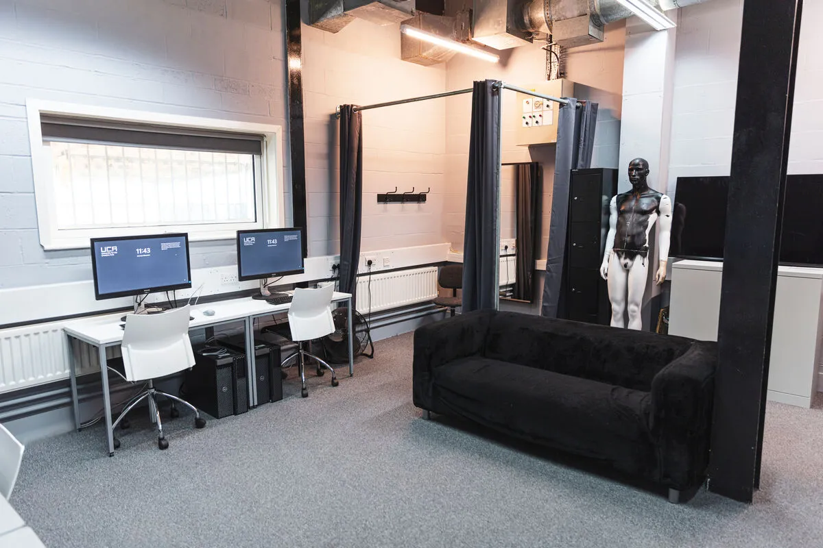 Interior of the Motion Capture Processing Studio