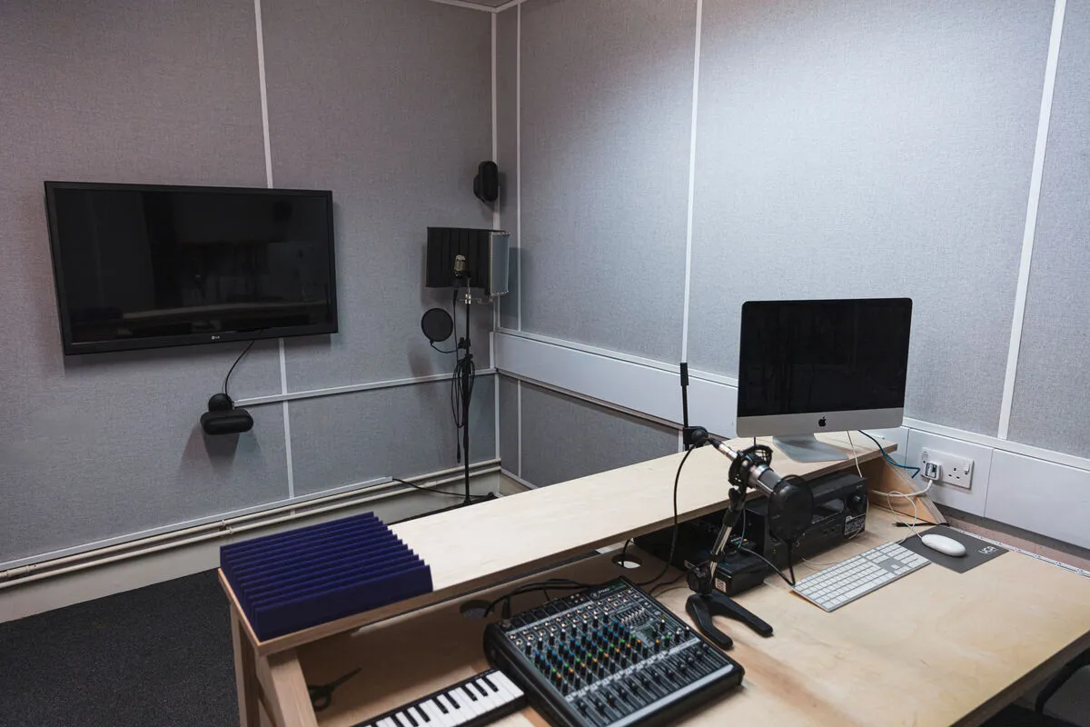 Interior of the Sound Studio