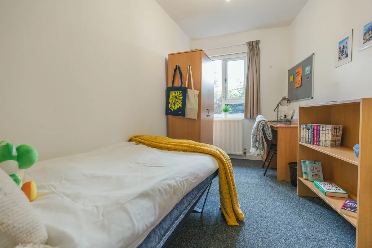 Bedroom, Wilberforce Court Accommodation, Epsom