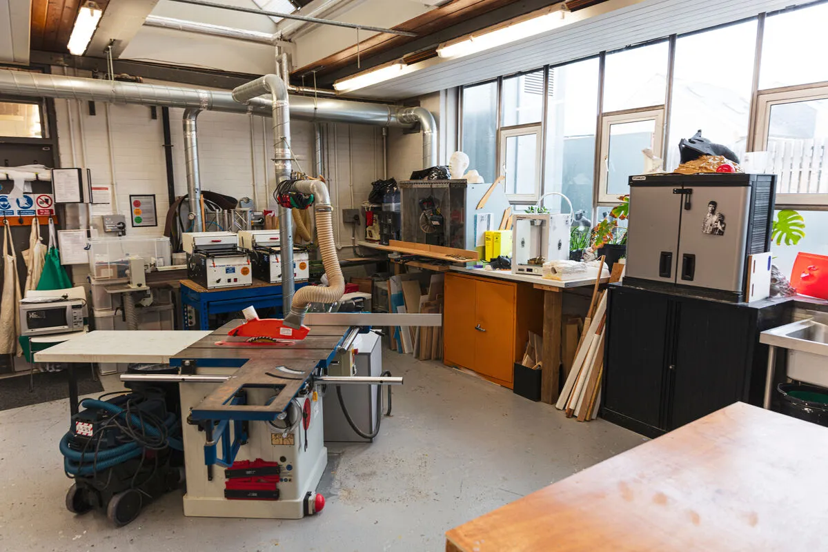 Interior of the 3D Workshop