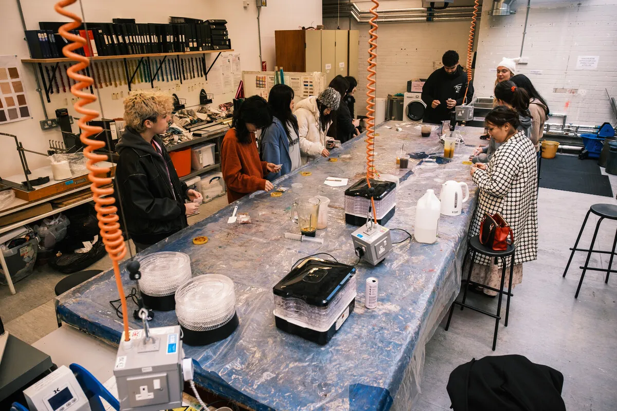 Textiles Dye Lab, UCA Epsom