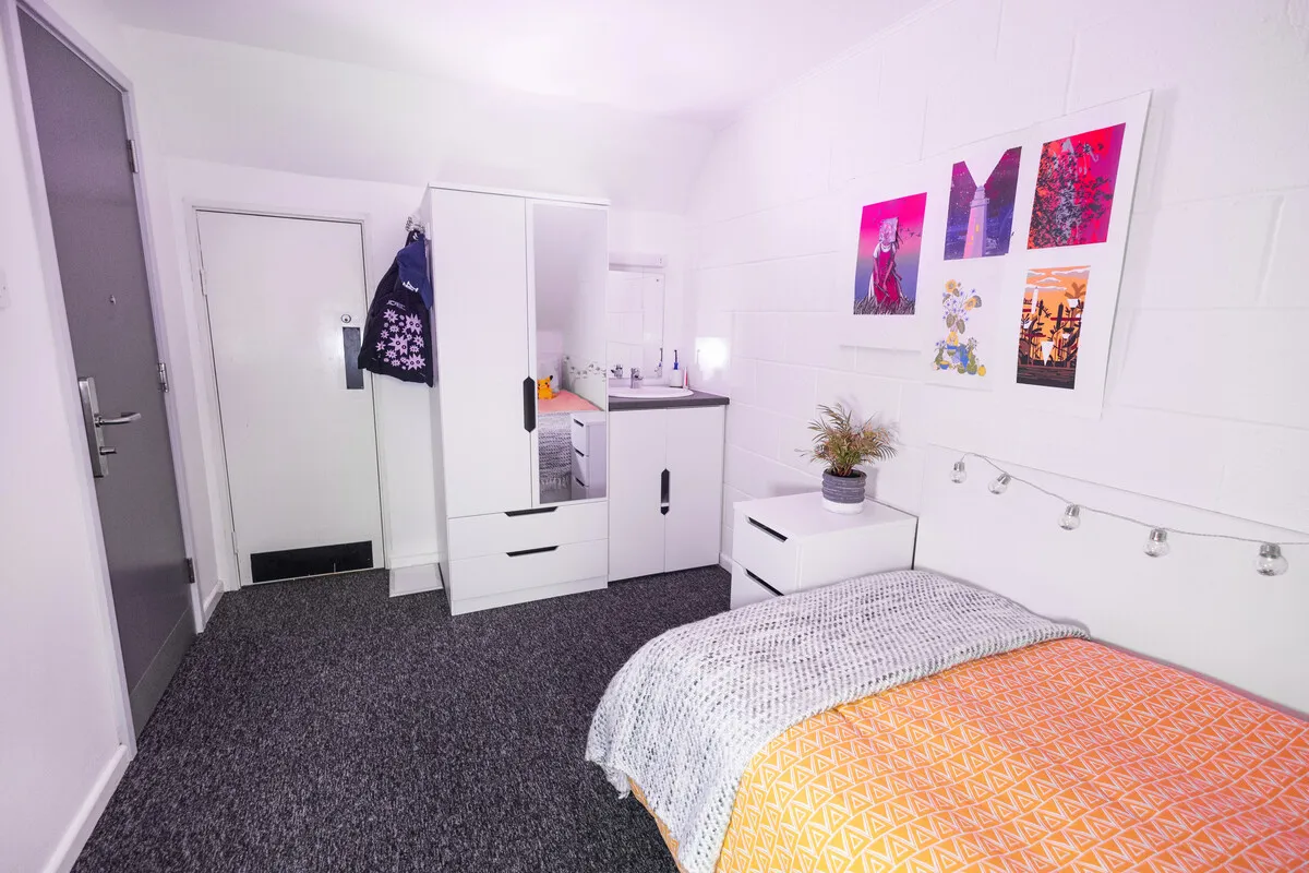 Bedroom, Student Village, UCA Farnham