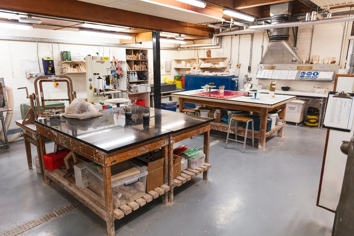 Interior of Plaster Workshop