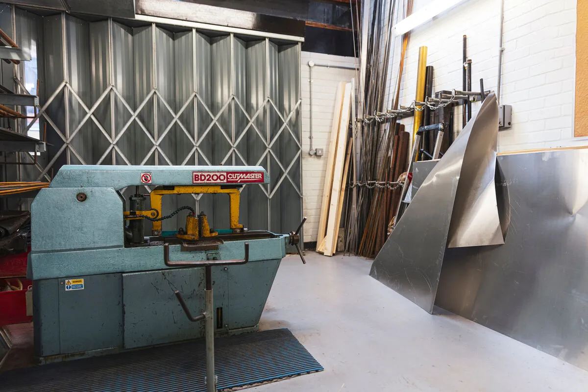 Interior of the Metal Cutting Workshop