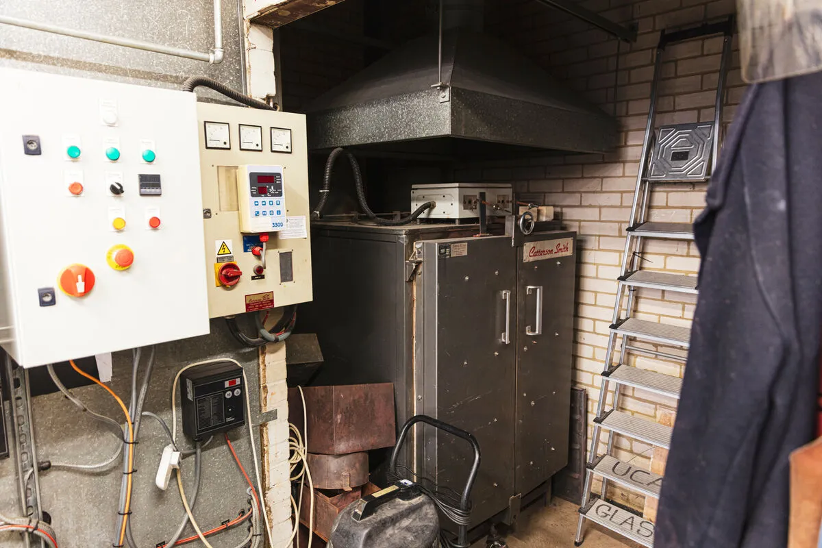 Interior of the Sandcasting Room