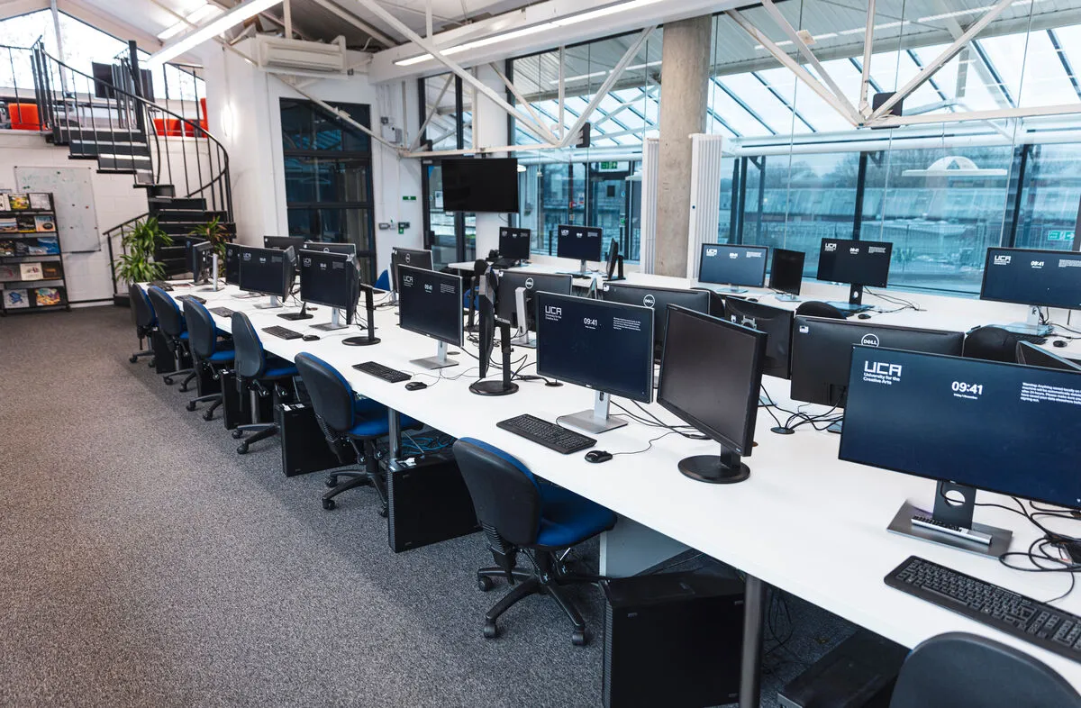 Interior of a PC Studio