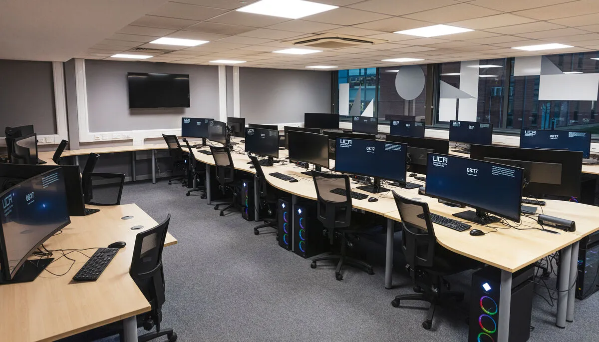 Interior of the Visual Effects Suite