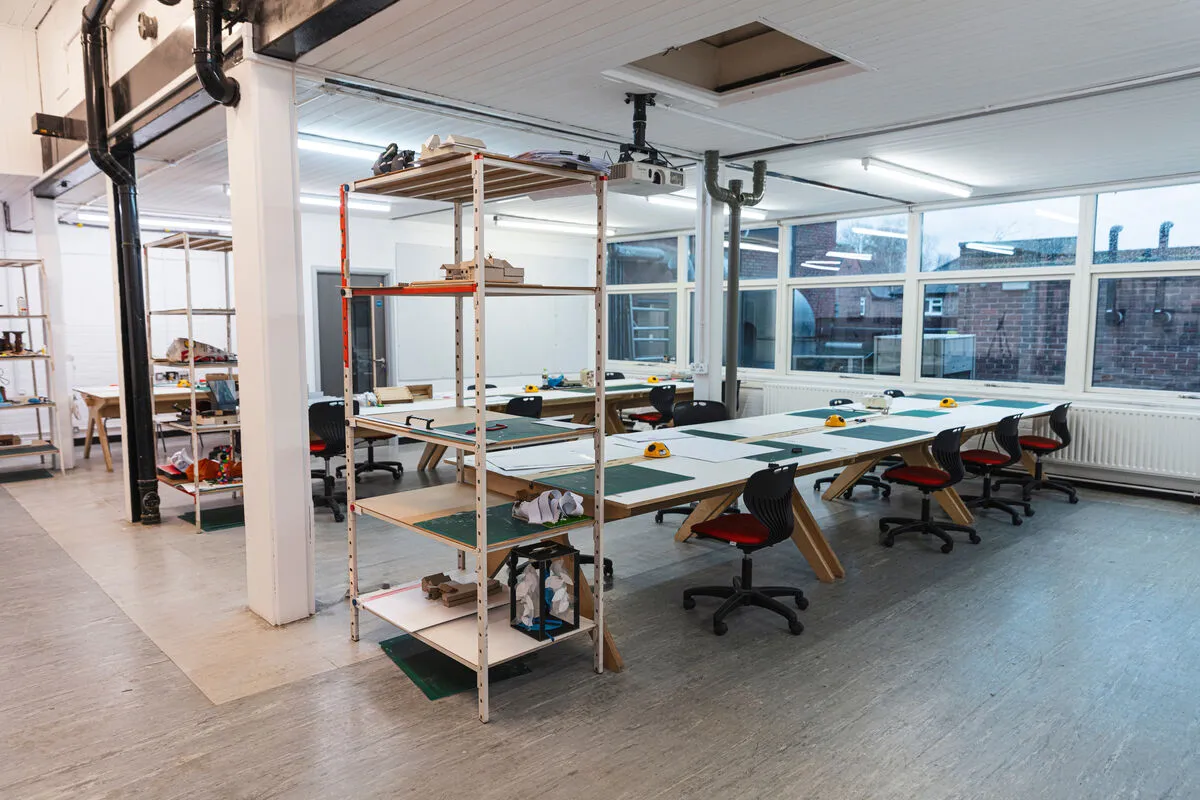 Interior of the Interior Architecture studio