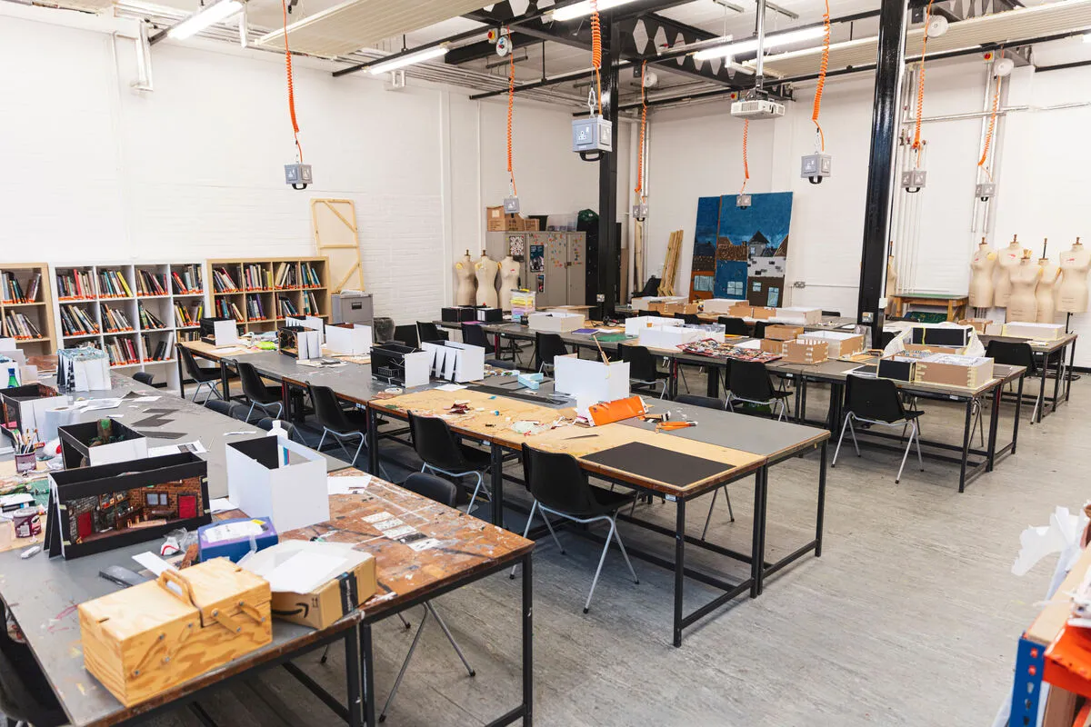 Interior of the Design for Theatre & Film studio