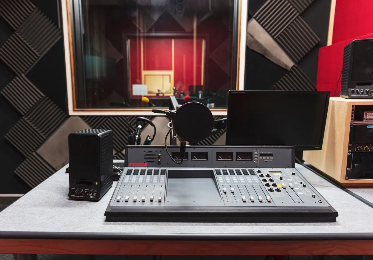 Interior of the Radio Studio