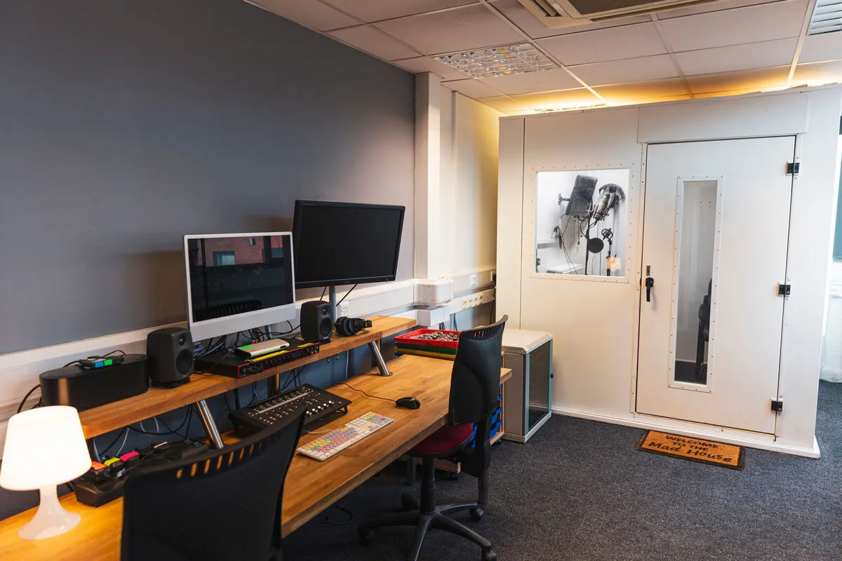 Interior of the Large Sound Recording Studio