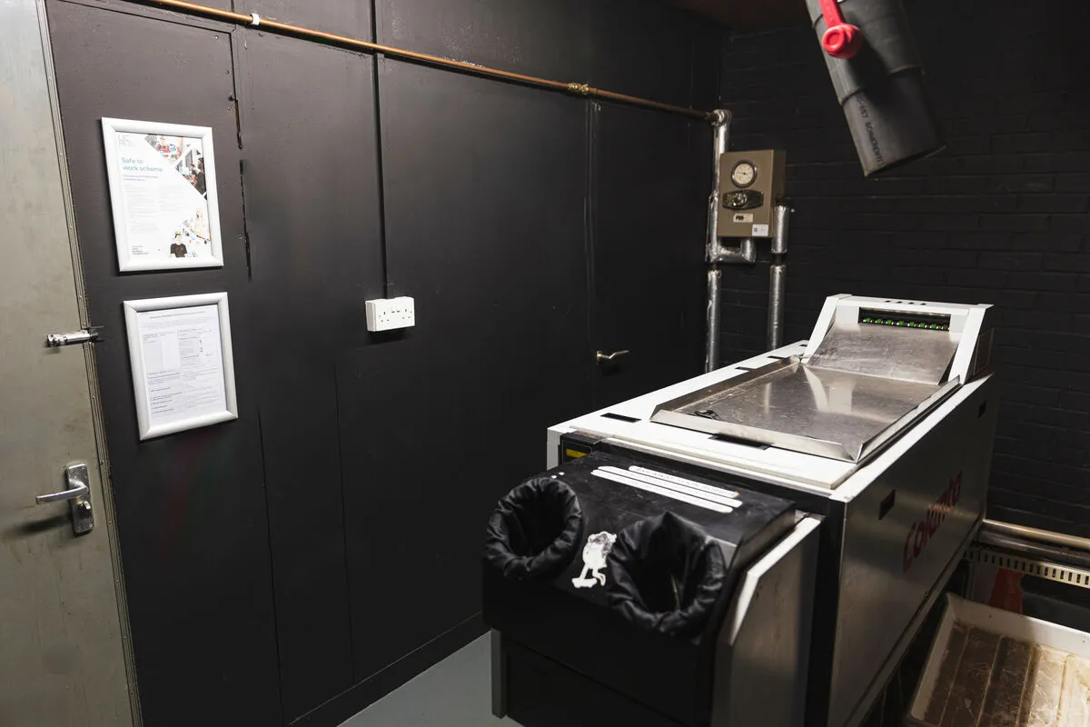 Interior of the C41 Neg Room