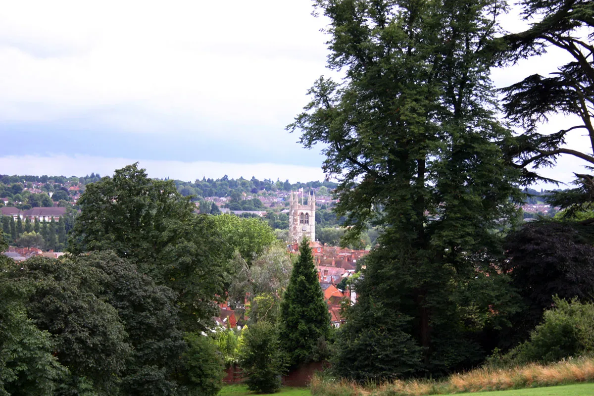 Farnham viewed from a distance