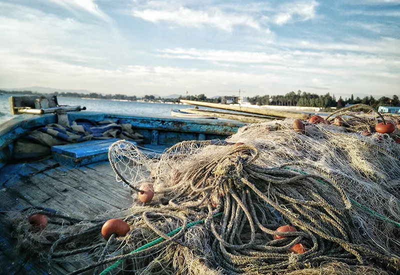 Waste fishing gear