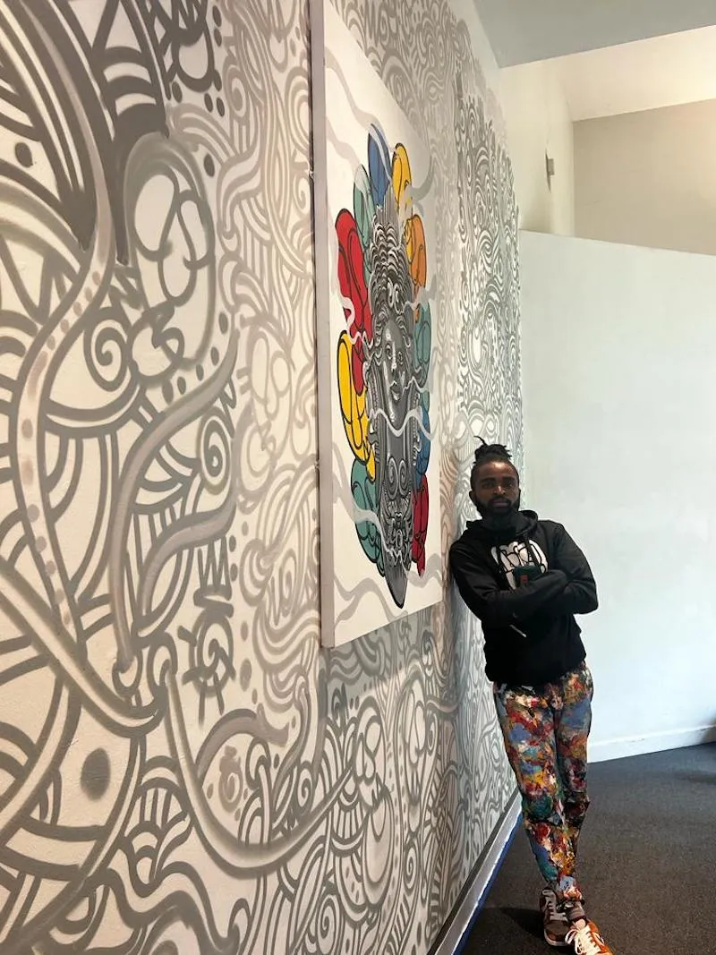 'Forces Within' by Oluwafemi Babalola. At South Hill Park Arts Centre