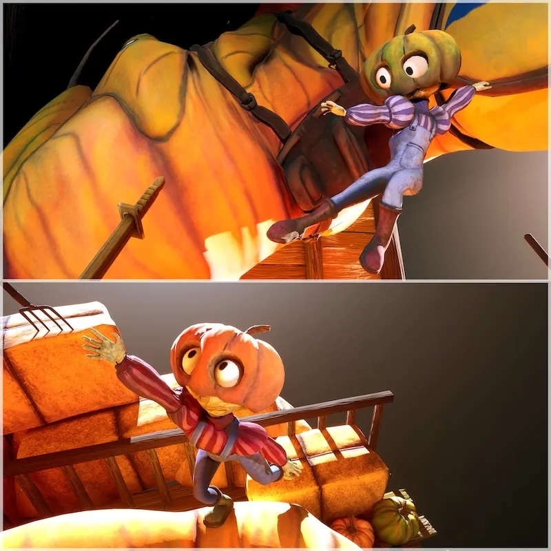 Caterpillar Farm Close Up. Matthew Taylor, Games Art