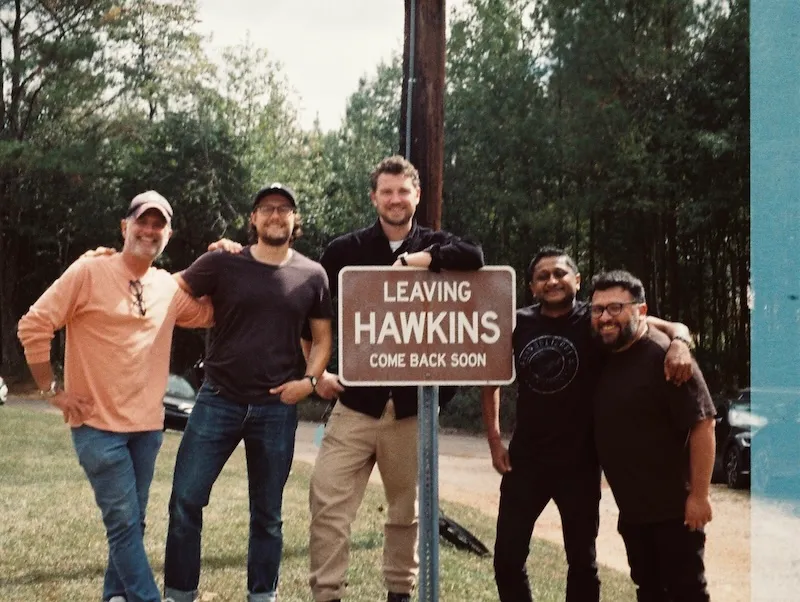 Behind-the-scenes shooting of 'Stranger Things' Experience promo film. Directed by William McGregor and starring Mille Bobby Brown