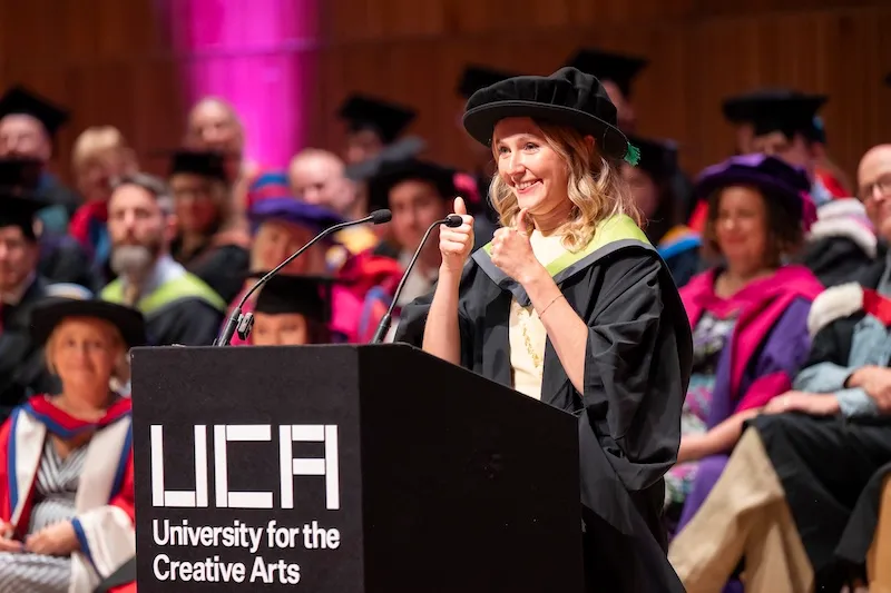Rose Ayling-Ellis receives Honorary Doctorate from the University for the Creative Arts