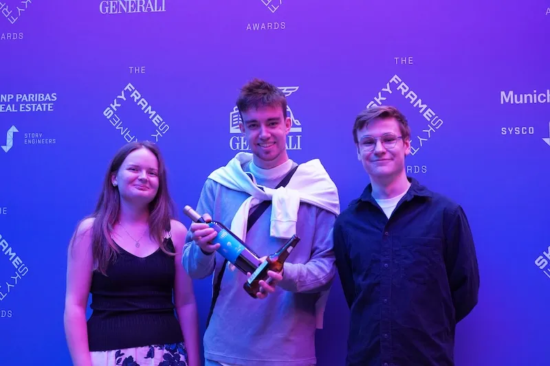 Skyframe Award artists, BA Animation Graduates, Lizzy Seabrook-Wilkins, James Doherty, and Oliver Pearse