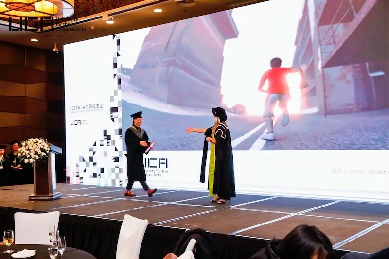 Prof. Melanie Gray at UCA's inaugural Chinese Alumni Association event