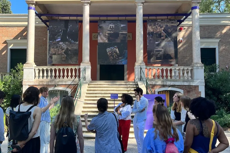 The British Pavilion and Venice Fellows 2022. Image from British Council