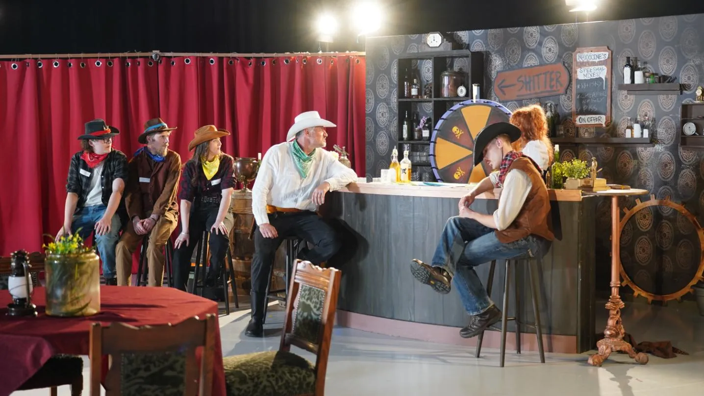 Game show contestants being filmed at Maidstone TV Studios