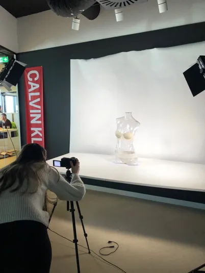 Calvin Klein photoshoot