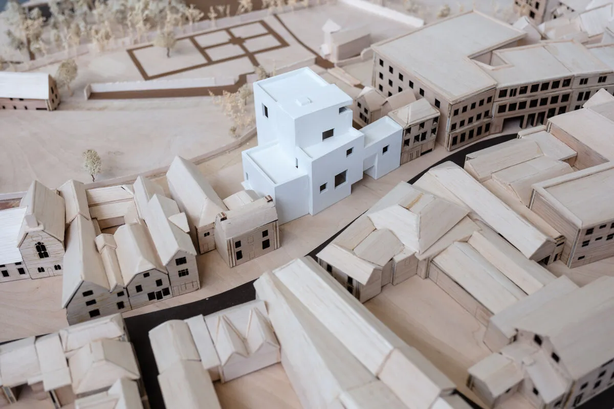 Architecture model at the 2026 Grad Shows