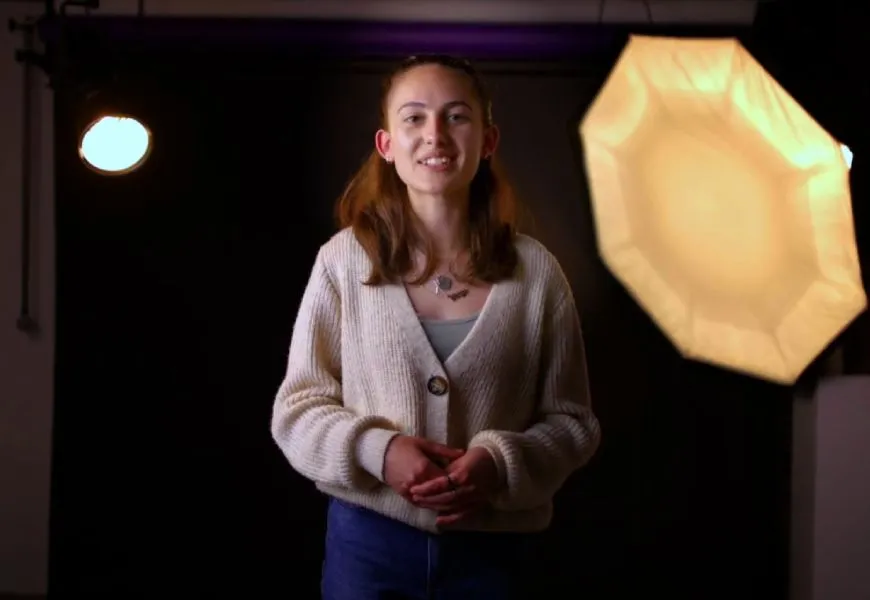 Photography student, Olivia, talks about the course
