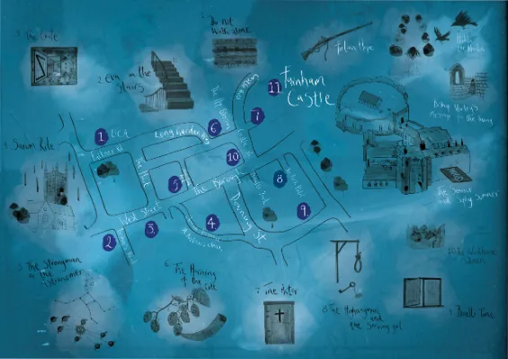 Follow the map and listen to the ghosts of Farnham