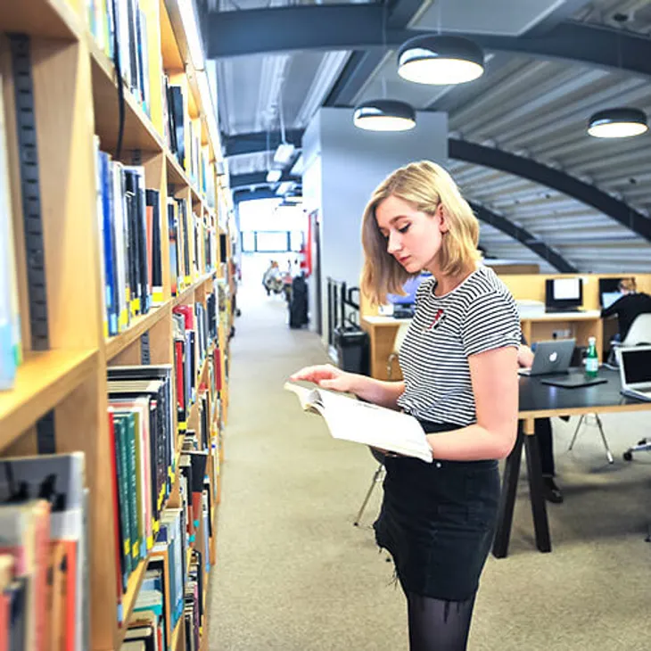 Student on campus, UCA