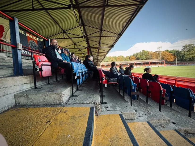 People undertaking the Aldershot Mixtape tour