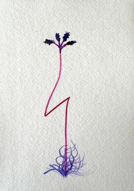 Artwork for the Flora exhibition by Betty Lau