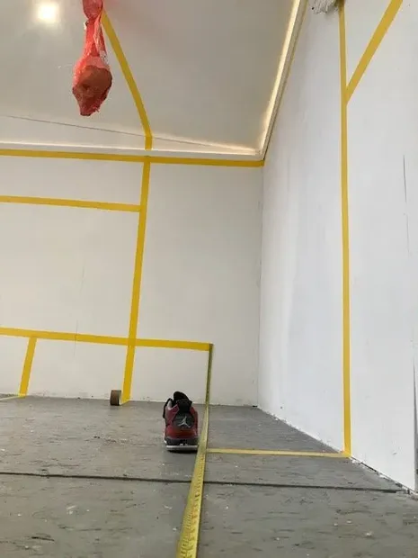 Still from the exhibition by Graham Hudson at UCAs Black Box